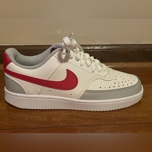 Nike Women’s Court Vision Low ‘White University Red’
